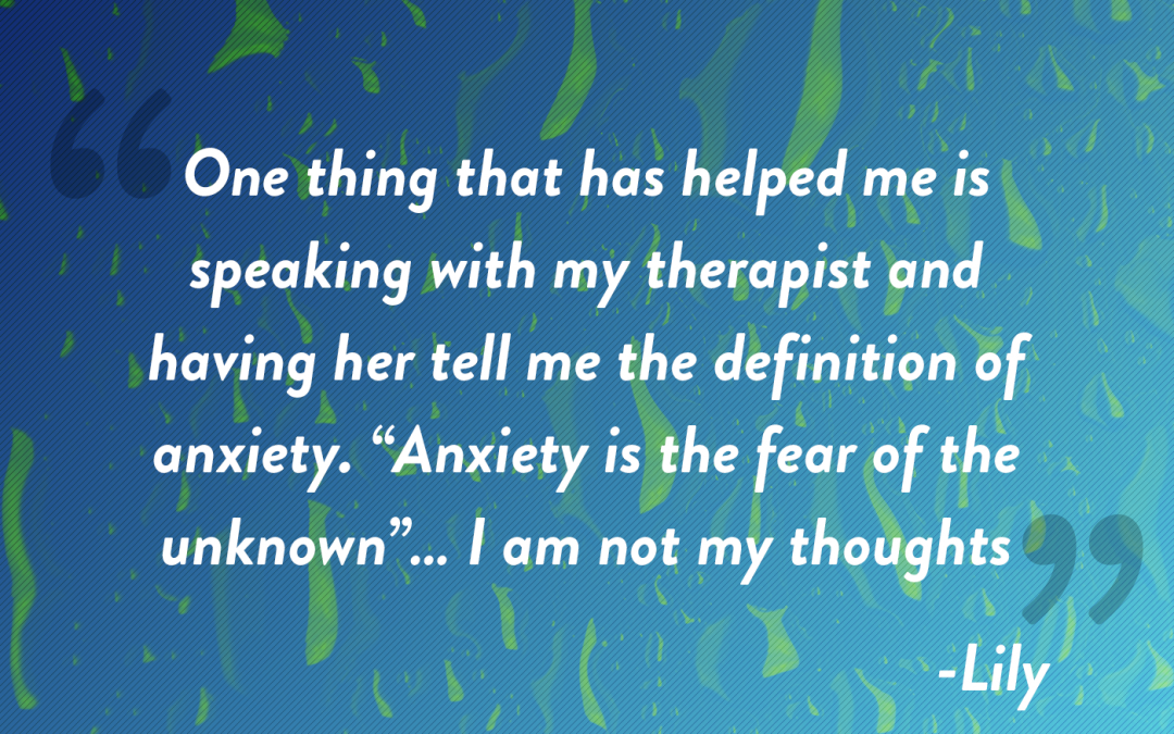 Mental Health Awareness Month Interview Lily