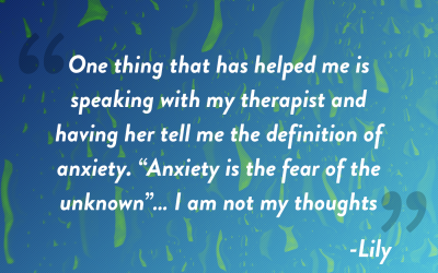 Mental Health Awareness Month Interview Lily